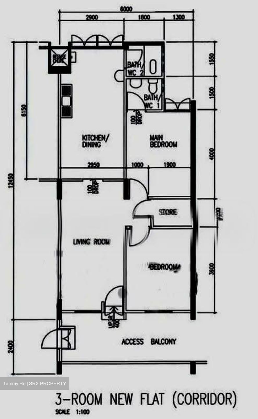 Blk 211 New Upper Changi Road (Bedok), HDB 3 Rooms #620833161